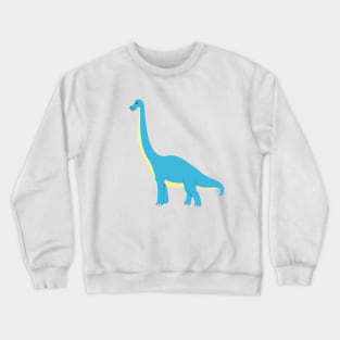 Cute Happy Dinosaur Brachiosaurus Crewneck Sweatshirt
